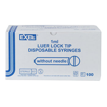 Syringe, Luer Lock, BD Luer-Lok™, BD PrecisionGlide™, 100/Box