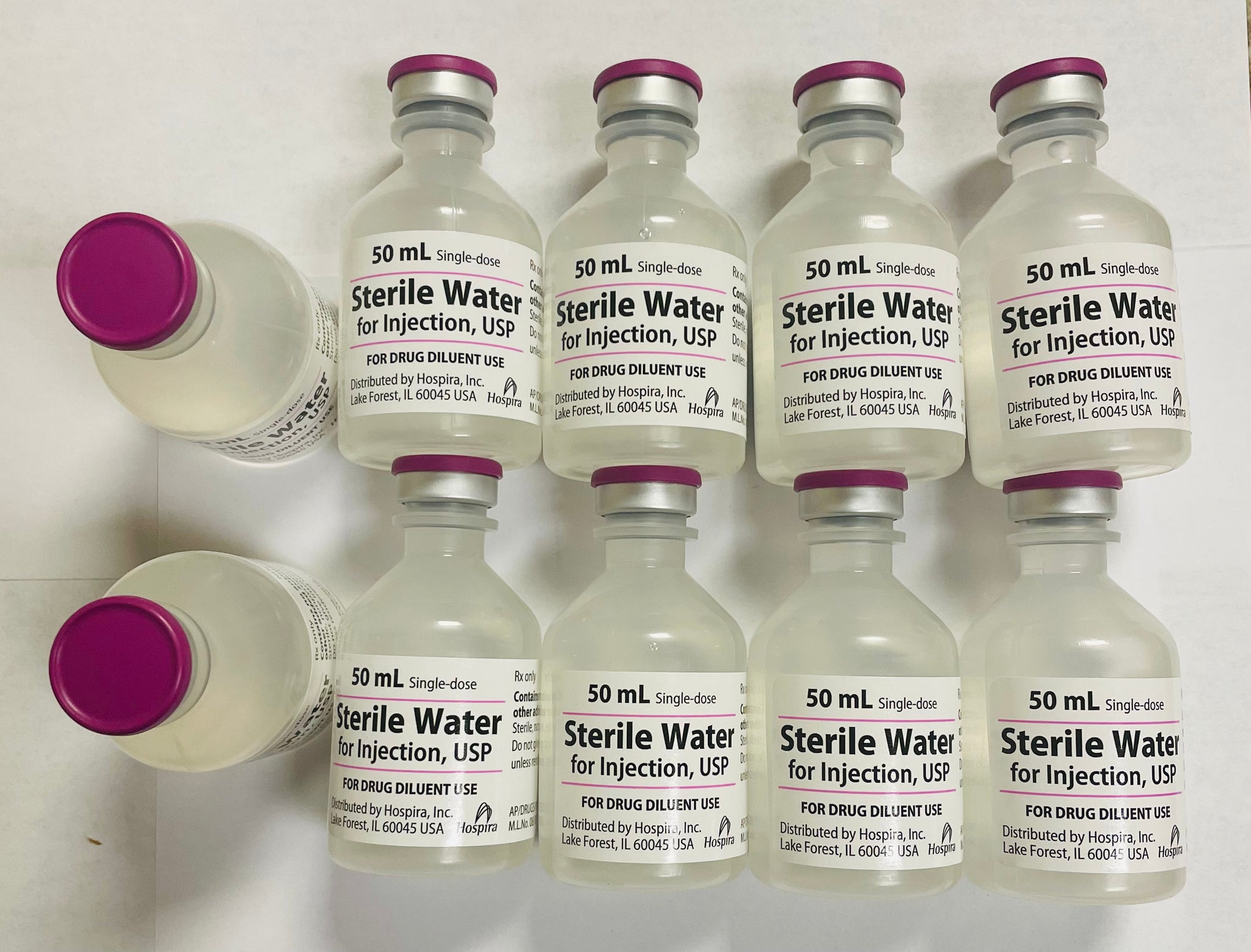 10ml &amp; 50ml Sterile Water for Injection Vial | Farris Laboratories