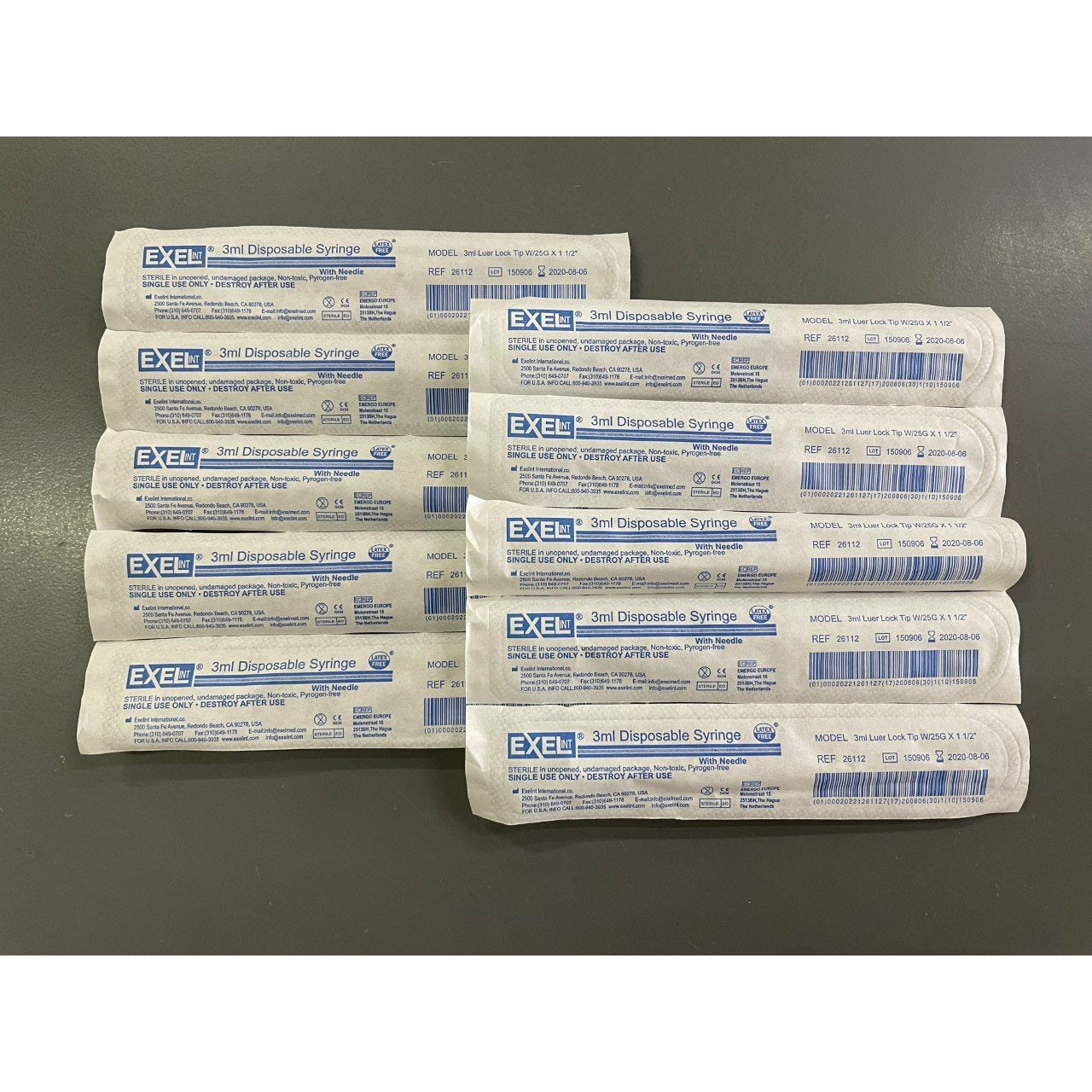 3cc (3ml) 25 Gauge x 5/8” Disposable Syringe with Needle – Westend Supplies